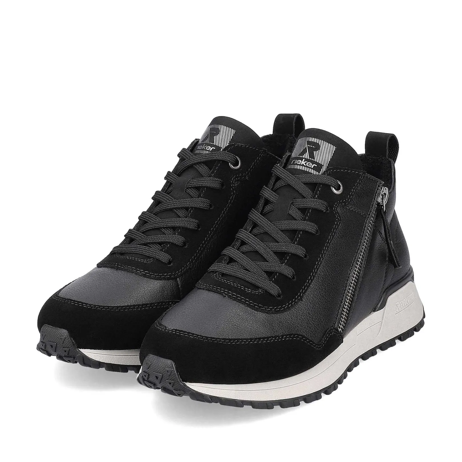 Outlet Women'S Sneaker High Steel Black Ladies Sneakers