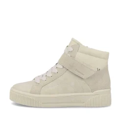 Sale Women'S Sneaker High Cream Beige Ladies Sneakers