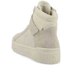 Sale Women'S Sneaker High Cream Beige Ladies Sneakers