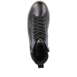 New Women'S Sneaker High Urban Black Ladies Sneakers