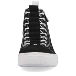New Women'S Sneaker High Night Black-Crystal White Ladies Sneakers