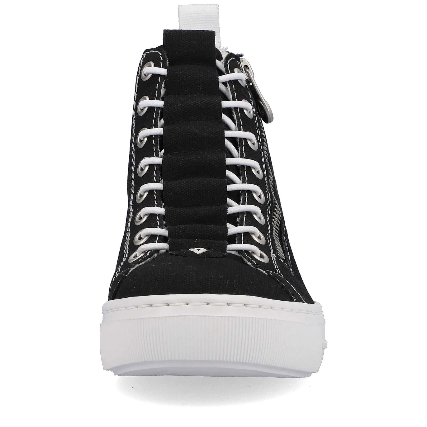 New Women'S Sneaker High Night Black-Crystal White Ladies Sneakers