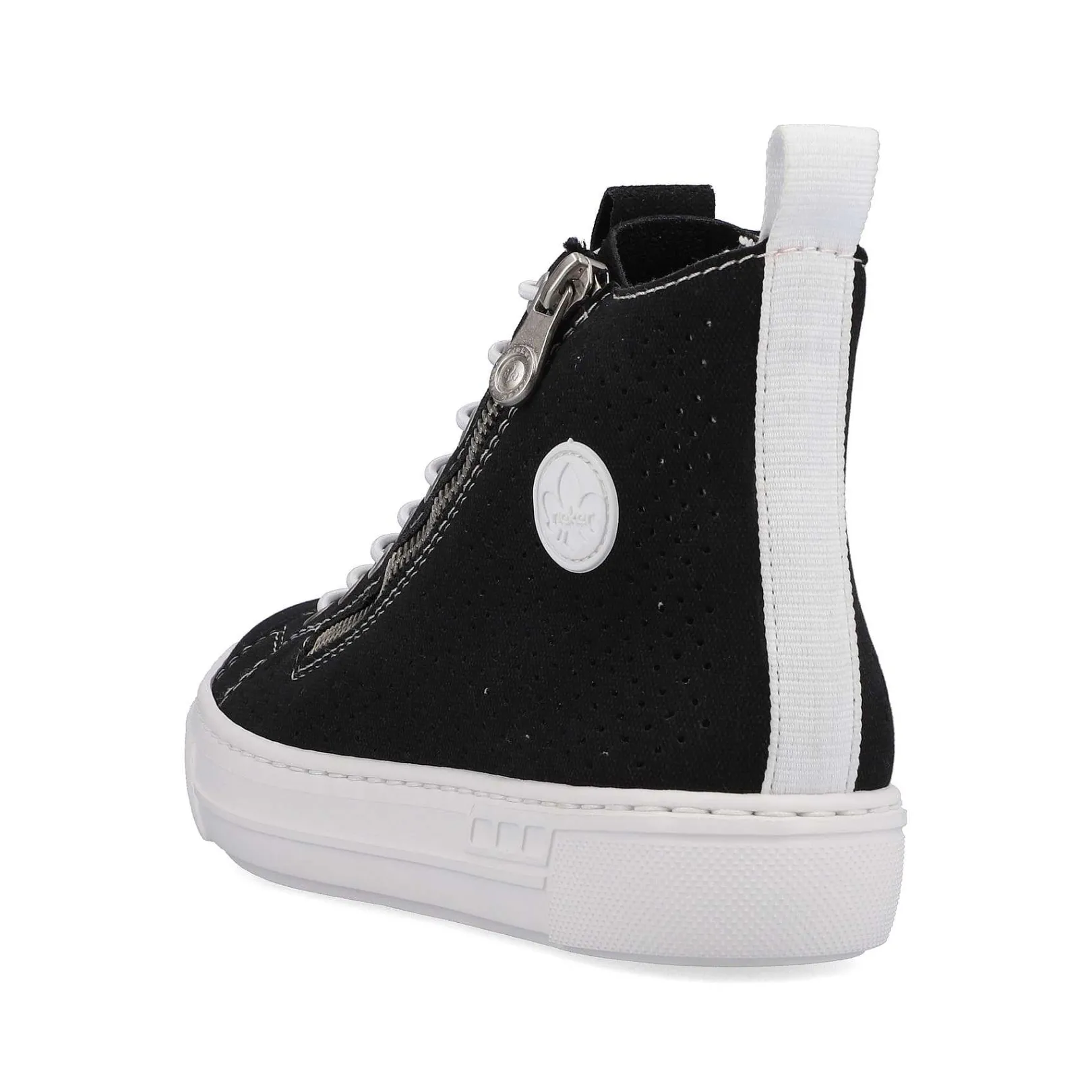 New Women'S Sneaker High Night Black-Crystal White Ladies Sneakers