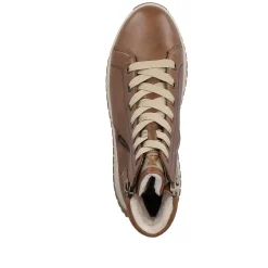Women'S Sneaker High Wood Brown Ladies Sneakers