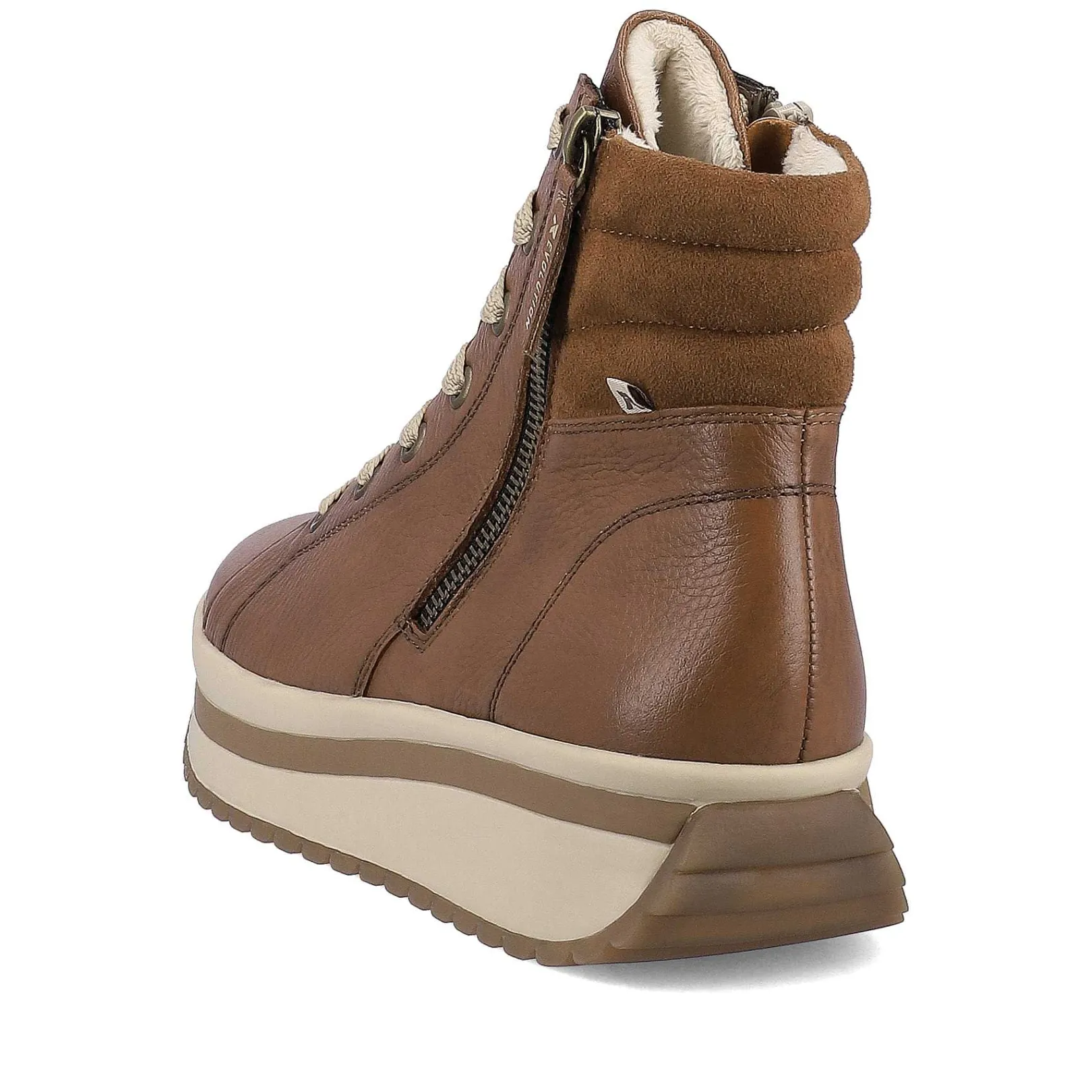 Women'S Sneaker High Wood Brown Ladies Sneakers