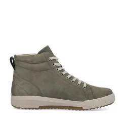 Sale Women'S Sneaker High Khaki Green Ladies Sneakers