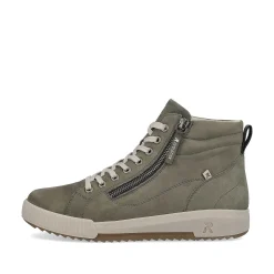 Sale Women'S Sneaker High Khaki Green Ladies Sneakers