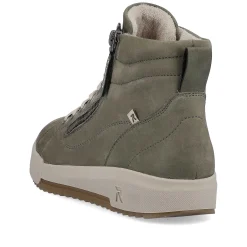 Sale Women'S Sneaker High Khaki Green Ladies Sneakers