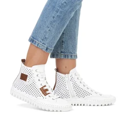 Best Women'S Sneaker High Brilliant White Ladies Sneakers