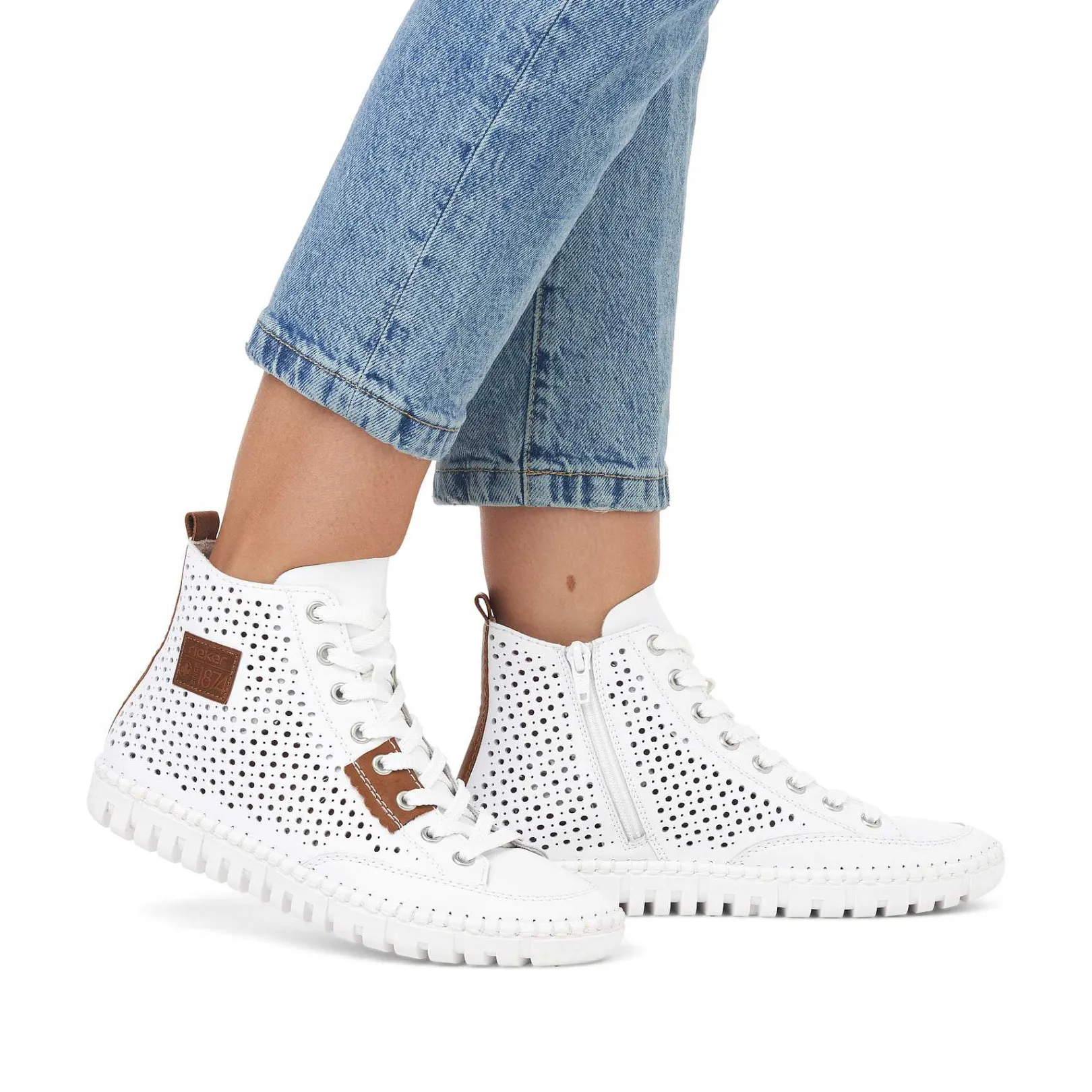 Best Women'S Sneaker High Brilliant White Ladies Sneakers