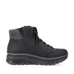 Discount Women'S Sneaker High Deep Black Ladies Sneakers
