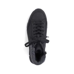 Discount Women'S Sneaker High Deep Black Ladies Sneakers