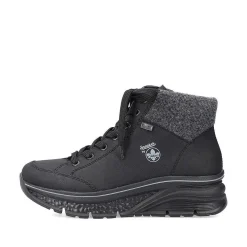 Discount Women'S Sneaker High Deep Black Ladies Sneakers