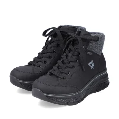 Discount Women'S Sneaker High Deep Black Ladies Sneakers