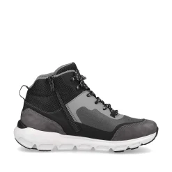 Sale Women'S Sneaker High Stone-Grey Ocean-Blue Ladies Sneakers
