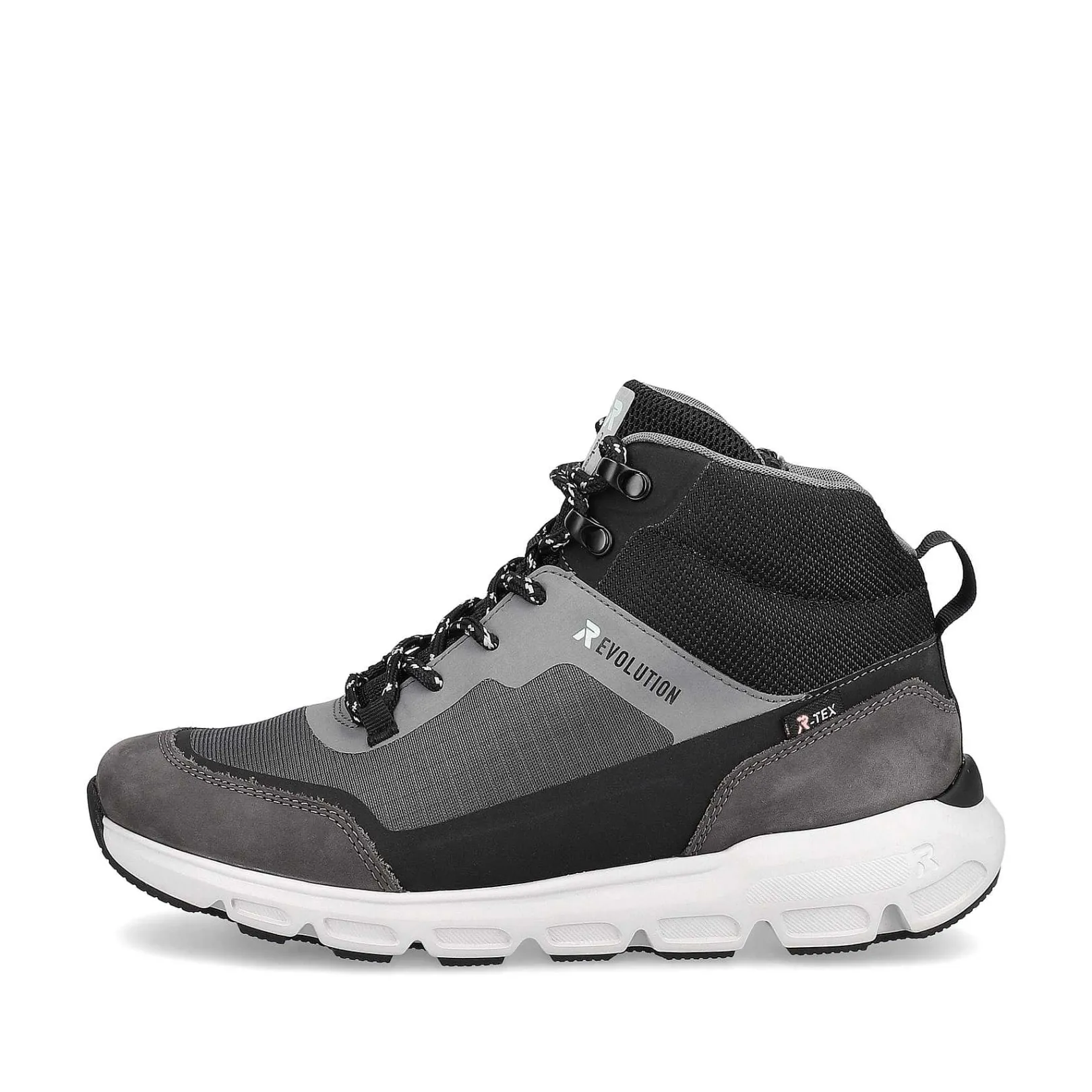 Sale Women'S Sneaker High Stone-Grey Ocean-Blue Ladies Sneakers