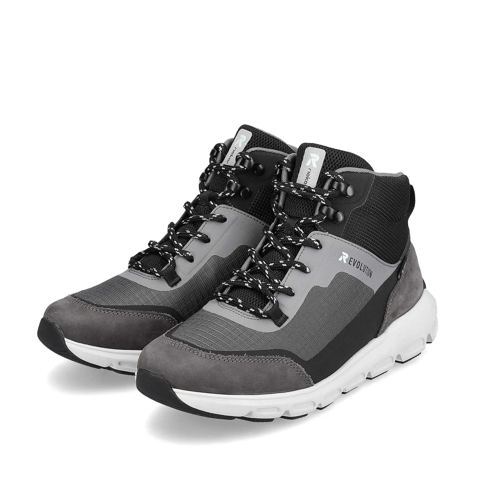 Sale Women'S Sneaker High Stone-Grey Ocean-Blue Ladies Sneakers