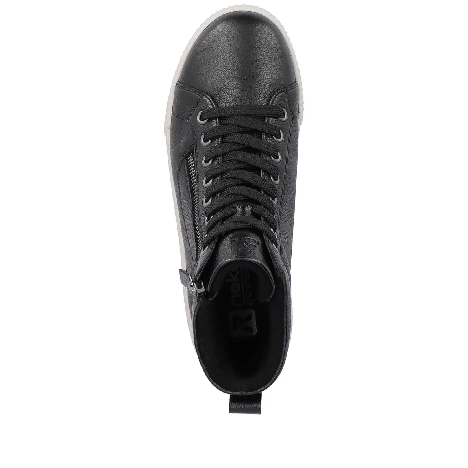 Sale Women'S Sneaker High Steel Black Ladies Sneakers