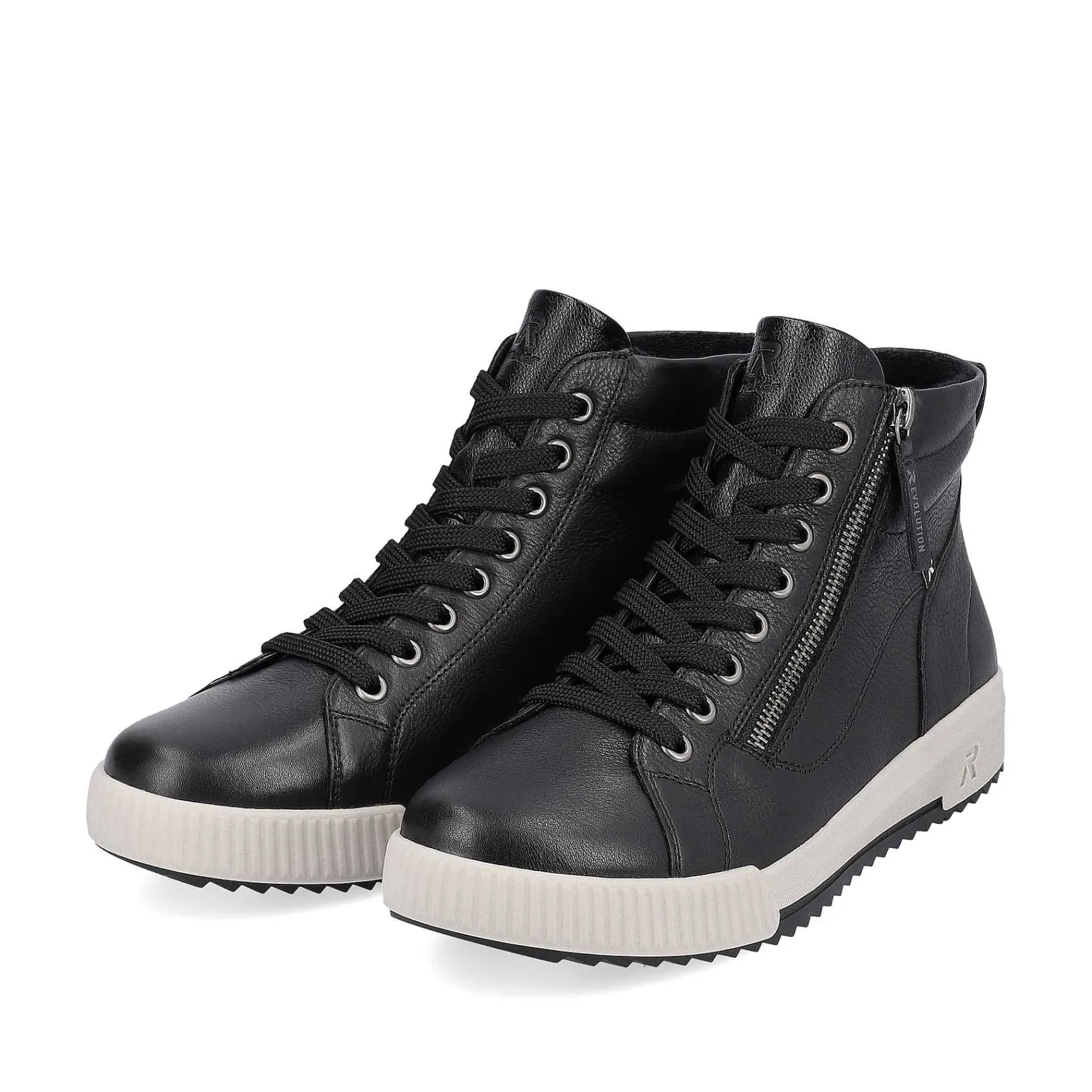 Sale Women'S Sneaker High Steel Black Ladies Sneakers