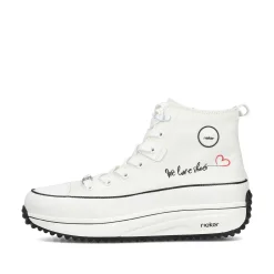 Online Women'S Sneaker High Ice White Ladies Vegan