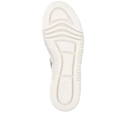 Hot Women'S Sneaker High Swan White Beige Ladies Sneakers