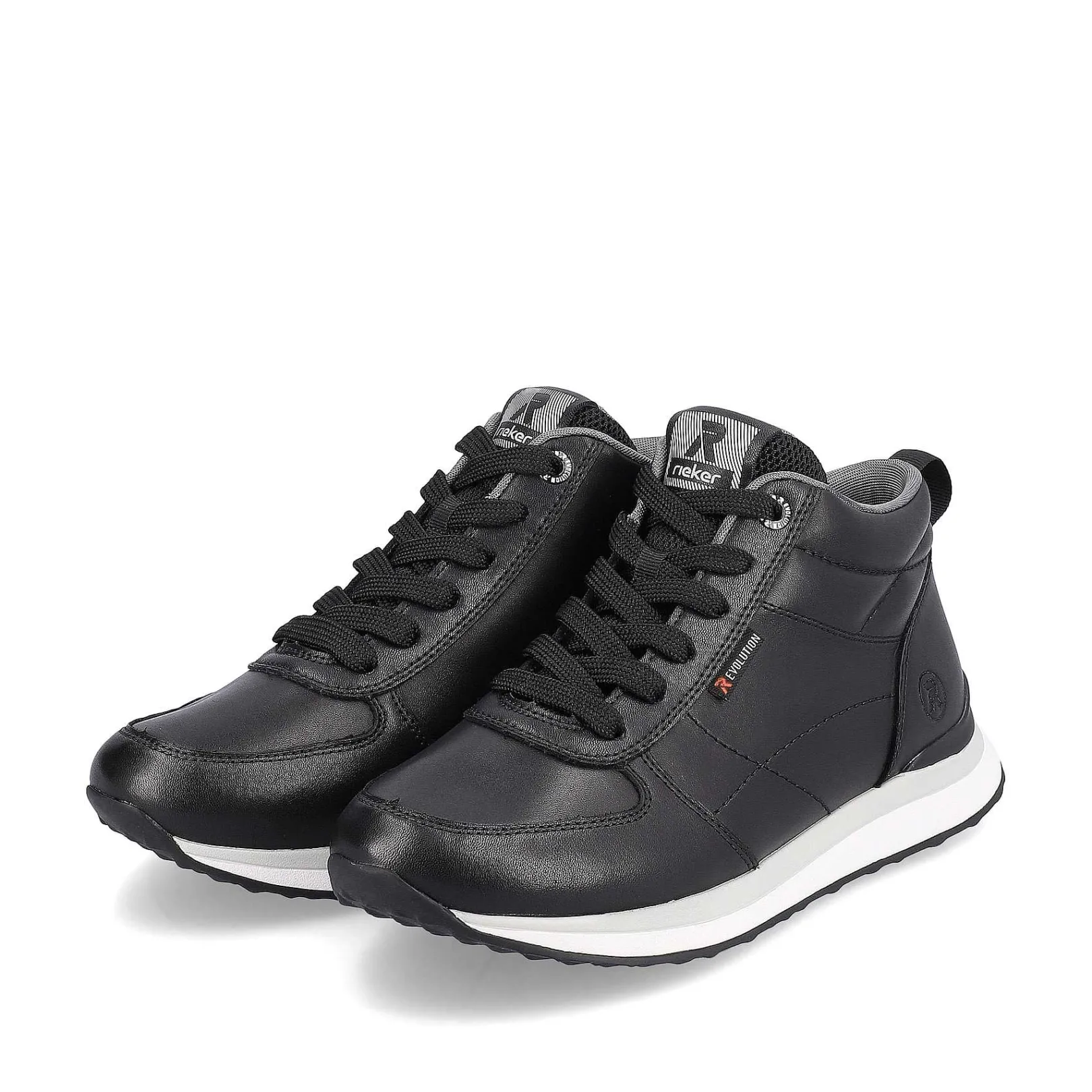 Discount Women'S Sneaker High Deep Black Ladies Sneakers