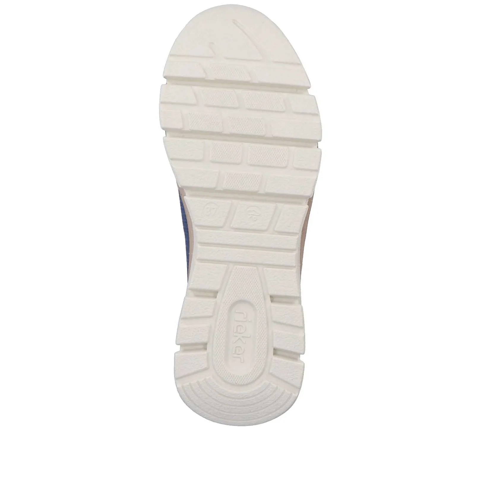 Women'S Sneaker High Light Beige-Denim Blue Ladies Sneakers