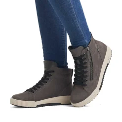 Women'S Sneaker High Stone Grey Ladies Sneakers