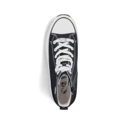 Clearance Women'S Sneaker High Deep Black Ladies Vegan