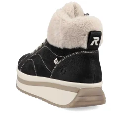 Clearance Women'S Sneaker High Night Black Cream Beige Ladies Sneakers