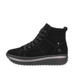 Outlet Women'S Sneaker High Deep Black Ladies Sneakers