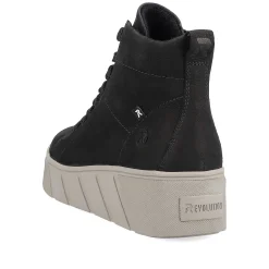 Sale Women'S Sneaker High Urban Black Ladies Sneakers