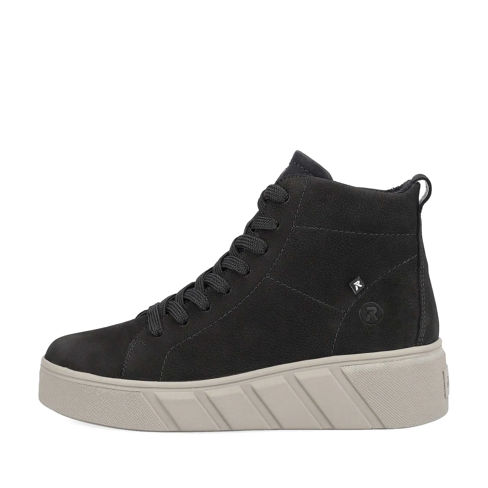 Sale Women'S Sneaker High Urban Black Ladies Sneakers
