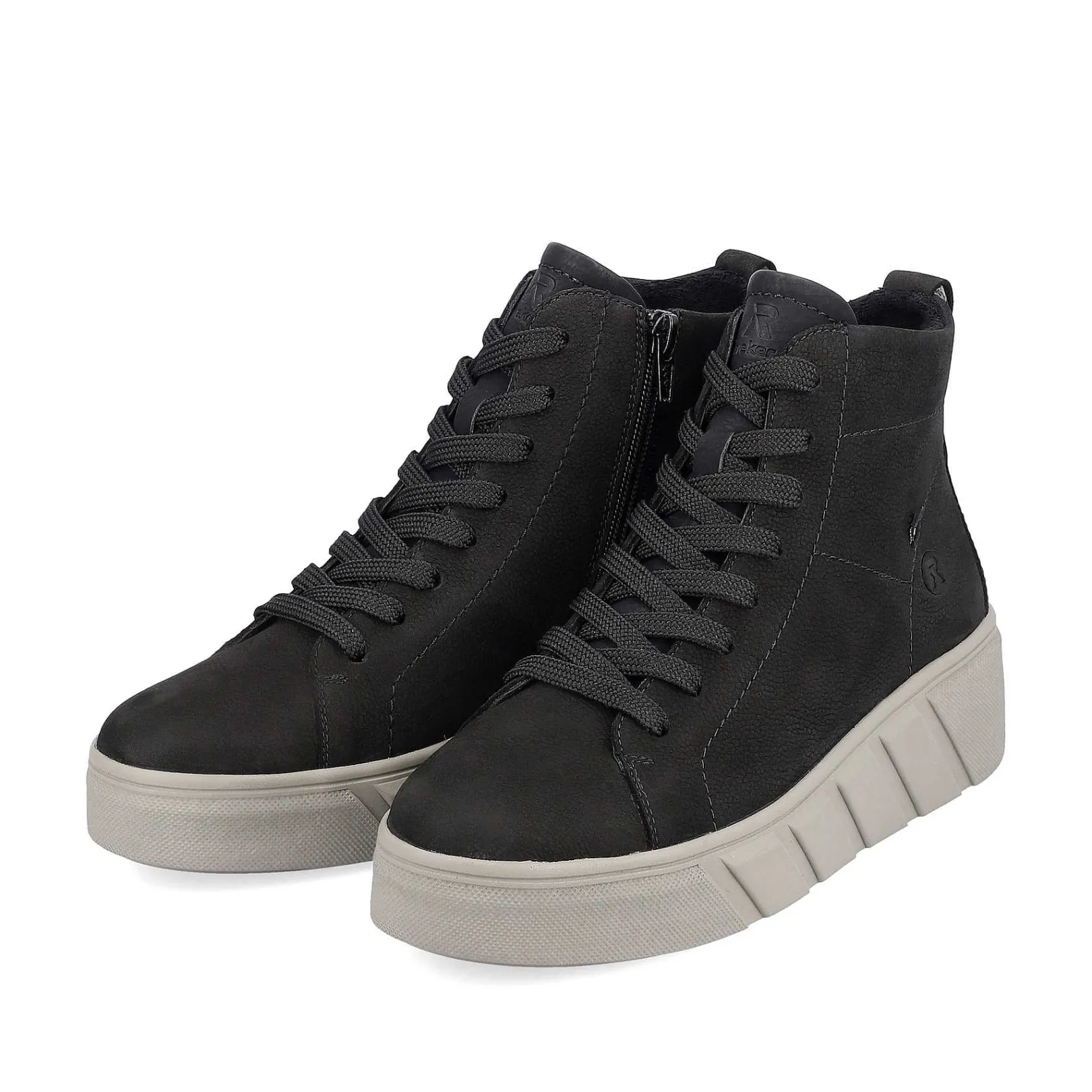 Sale Women'S Sneaker High Urban Black Ladies Sneakers