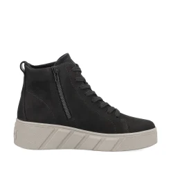 Sale Women'S Sneaker High Urban Black Ladies Sneakers