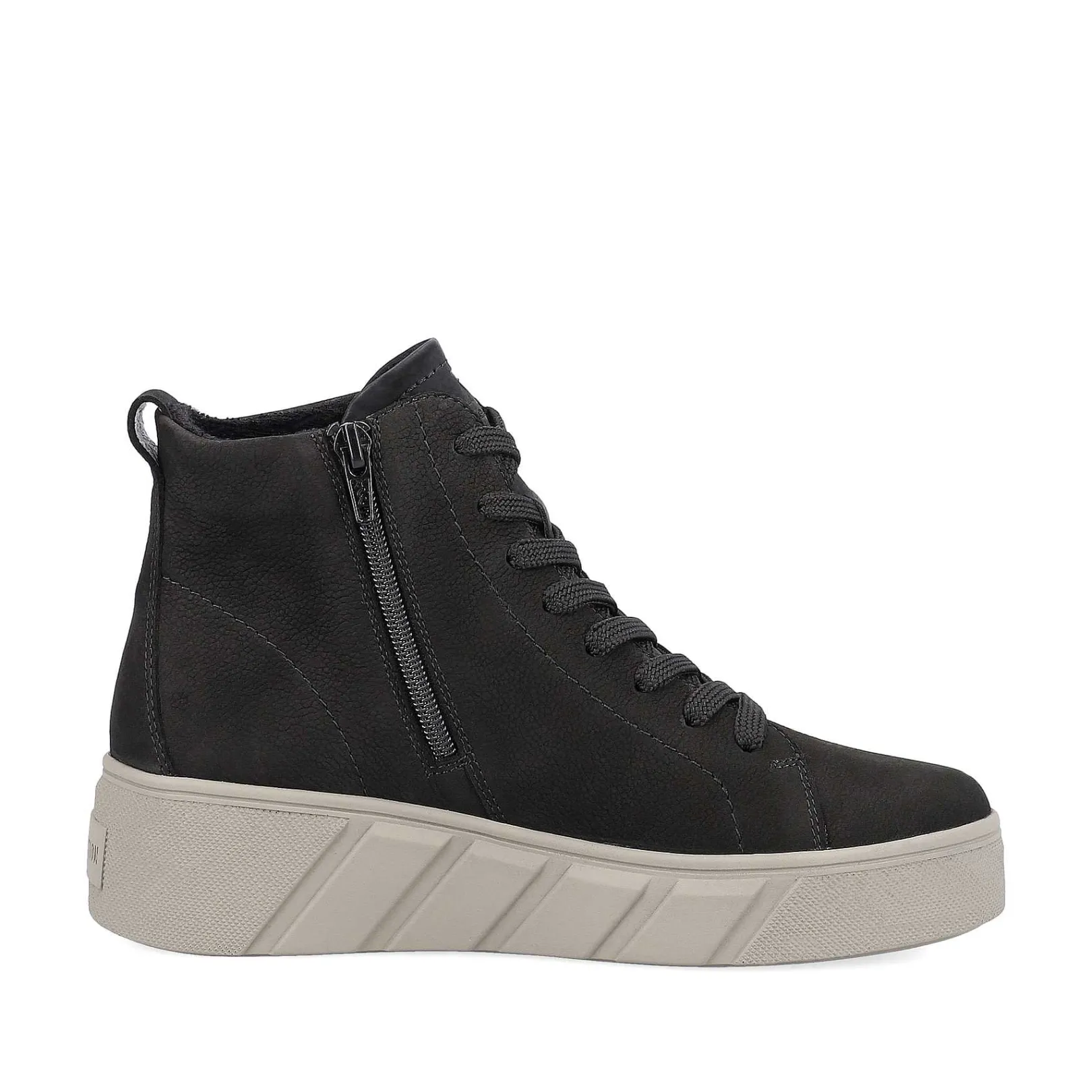 Sale Women'S Sneaker High Urban Black Ladies Sneakers