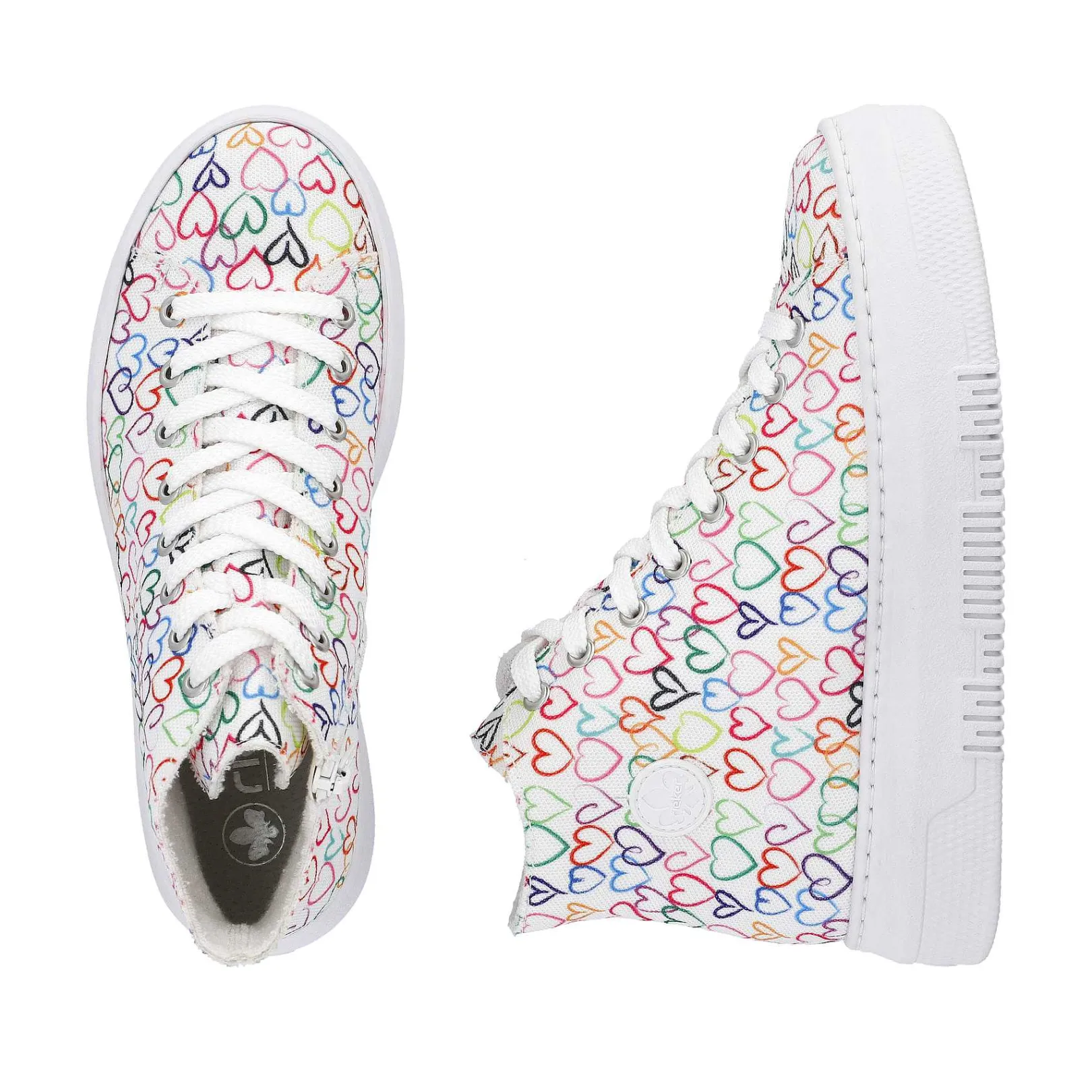 Online Women'S Sneaker High Multicolored Ladies Colorful Styles