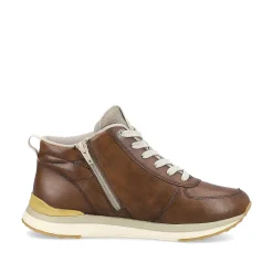 Discount Women'S Sneaker High Wood Brown Ladies Sneakers