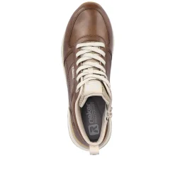 Discount Women'S Sneaker High Wood Brown Ladies Sneakers