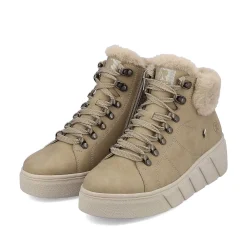 Clearance Women'S Sneaker High Clay Beige Ladies Sneakers