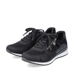 Outlet Women'S Sneaker Low Deep Black Ladies Sneakers