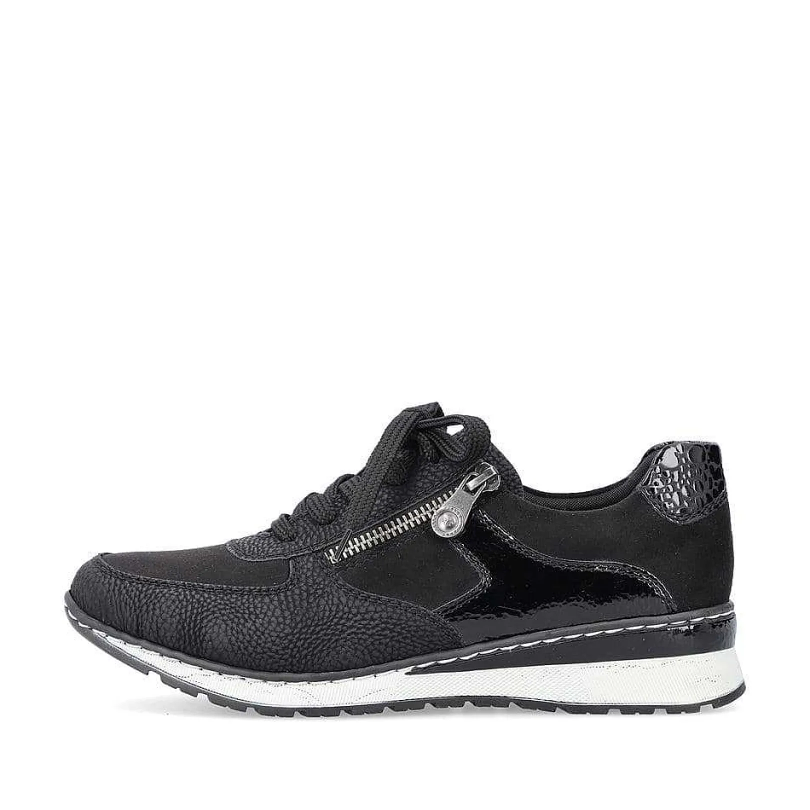 Outlet Women'S Sneaker Low Deep Black Ladies Sneakers