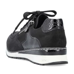Outlet Women'S Sneaker Low Deep Black Ladies Sneakers