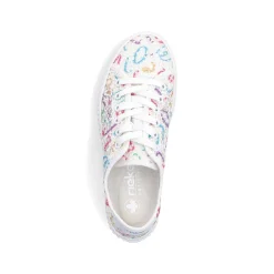 Clearance Women'S Sneaker Low Multi-Snow White Ladies Vegan