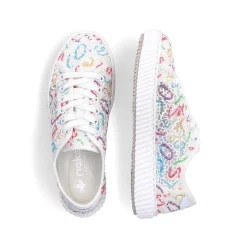 Clearance Women'S Sneaker Low Multi-Snow White Ladies Vegan