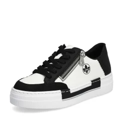 Discount Women'S Sneaker Low Crystal White-Deep Black Ladies Sneakers