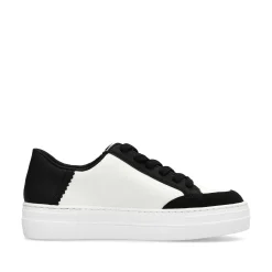 Discount Women'S Sneaker Low Crystal White-Deep Black Ladies Sneakers