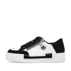 Discount Women'S Sneaker Low Crystal White-Deep Black Ladies Sneakers