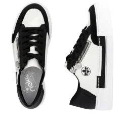 Discount Women'S Sneaker Low Crystal White-Deep Black Ladies Sneakers