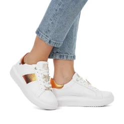Outlet Women'S Sneaker Low Pearl-White Copper-Metallic Ladies Colorful Styles
